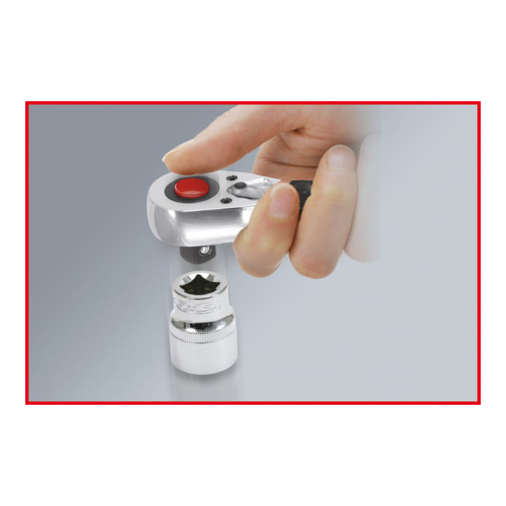 KS Tools 1/4" ERGOTORQUE®precision Ratschen-Drehmomentschlüssel, 5-25Nm