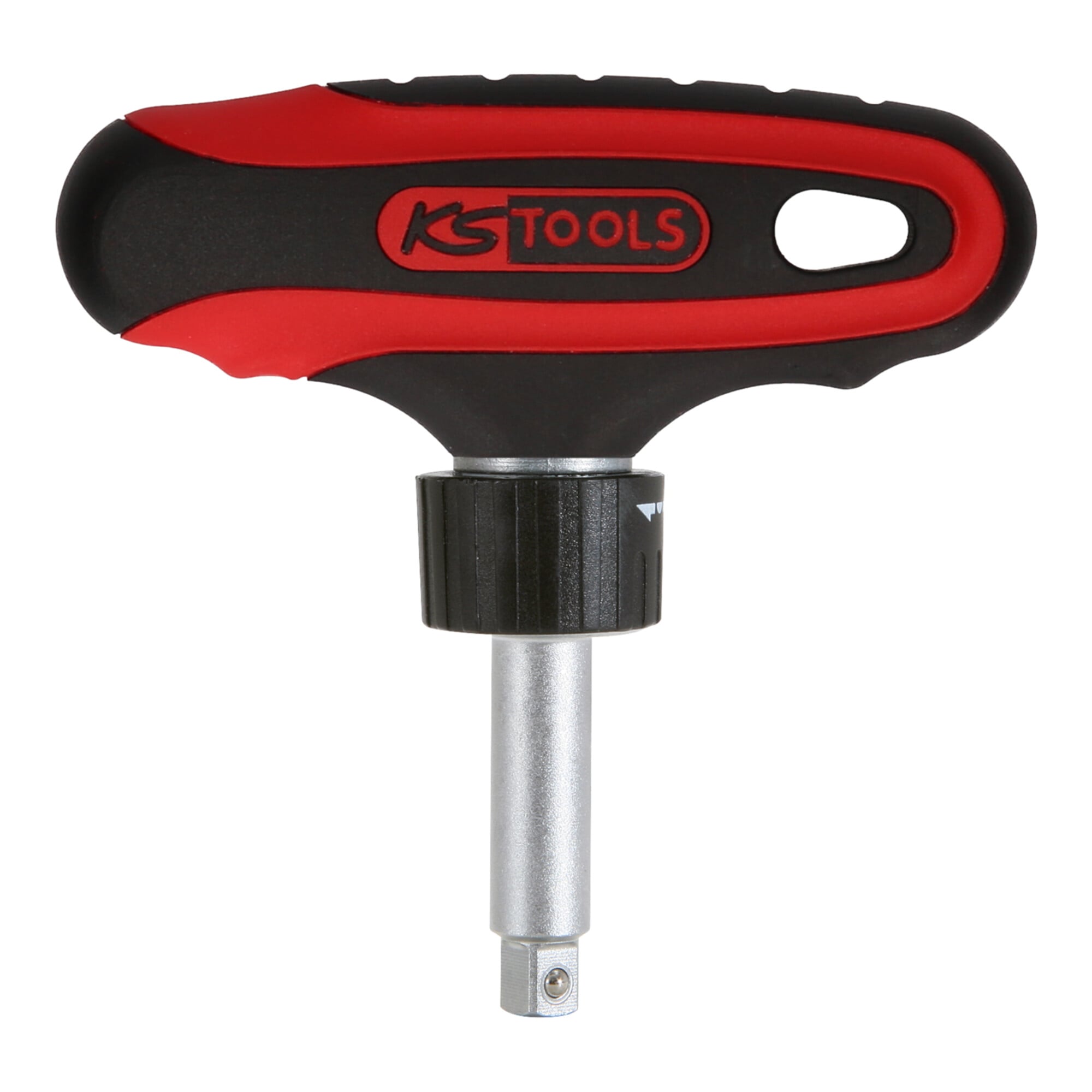 KS Tools 1/4" ERGOTORQUEmax T-Griff-Knarre, 45 Zahn