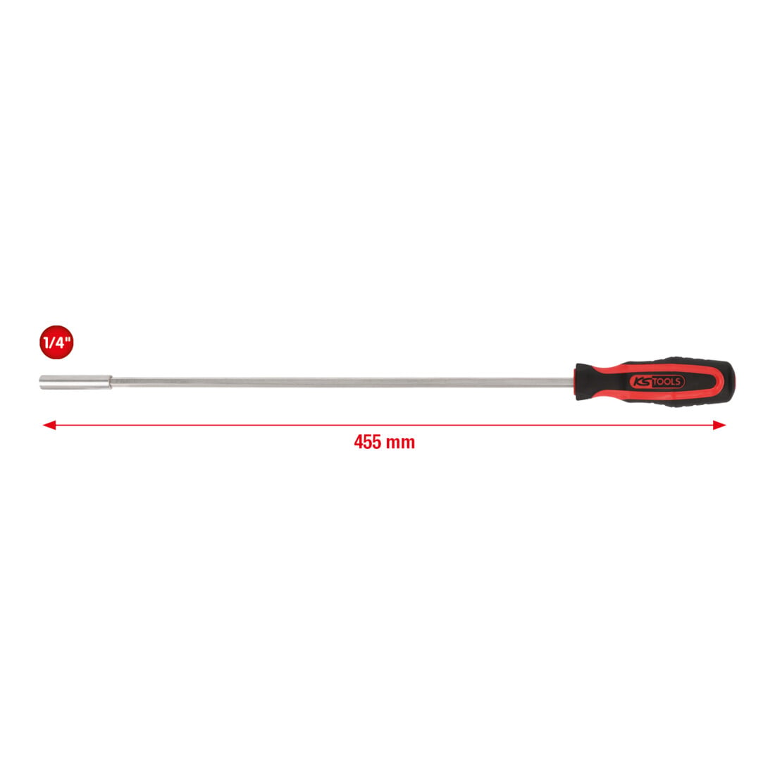 KS Tools 1/4" ERGOTORQUEplus Bit-Schraubendreher, 455mm