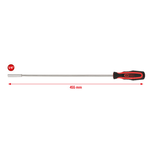 KS Tools 1/4" ERGOTORQUEplus bitschroevendraaier, 455mm