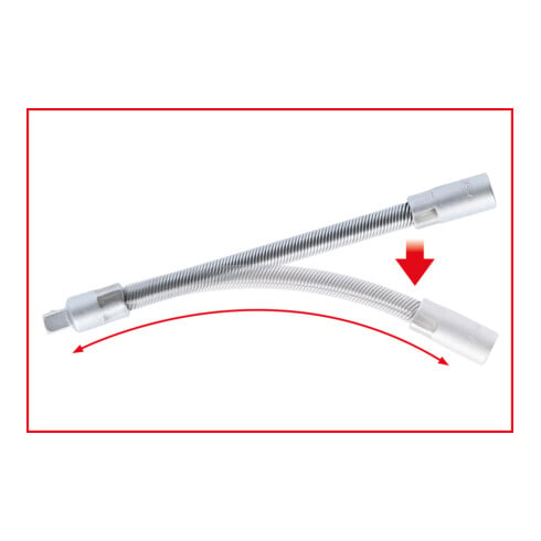 KS Tools 1/4" Flexible Verlängerung, 150mm