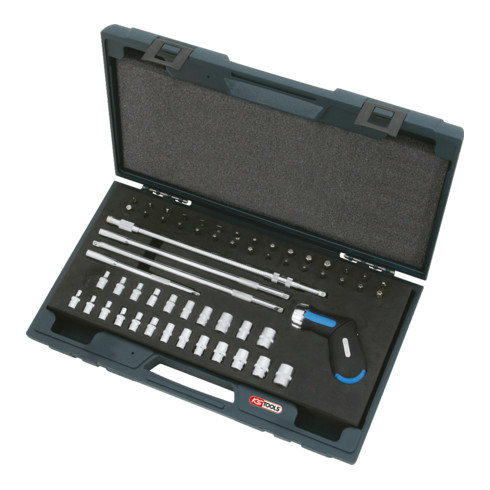 KS Tools 1/4" geARplus ratel schroevendraaierset, 58 stuks