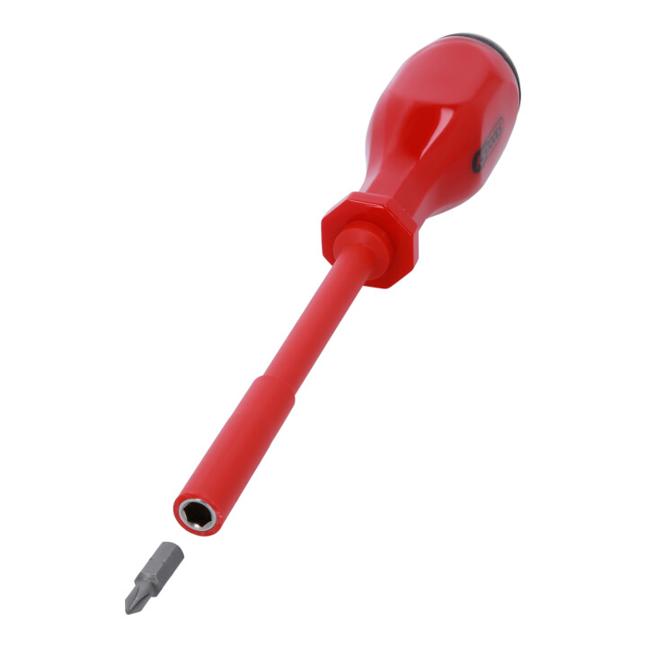 KS Tools 1/4" geïsoleerde bit schroevendraaier met magazijn