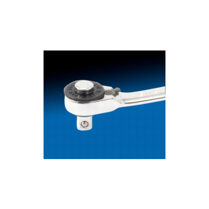 KS Tools 1/4" haaks adapter, voor 1/4" ratelsleutel