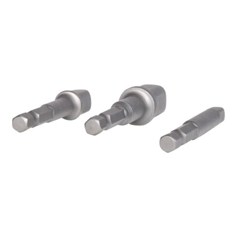 KS Tools 1/4" haaks adapterset, 3 stuks