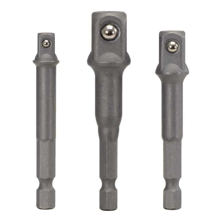 KS Tools 1/4" haaks adapterset, 3 stuks
