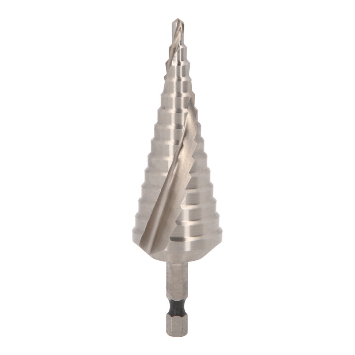KS Tools 1/4" HSS Stufenbohrer-Bit,Ø 4-30mm, 14 Stufen