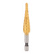 KS Tools 1/4" HSS-TiN Stufenbohrer-Bit