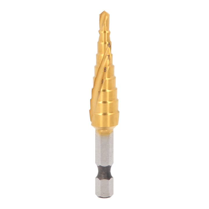 KS Tools 1/4" HSS-TiN Stufenbohrer-Bit