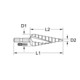 KS Tools 1/4" HSS-TiN Stufenbohrer-Bit