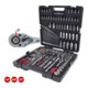 KS Tools 1/4 inch+3/8 inch+1/2 inch CHROMEplus dopsleutelset, 216 st.-1