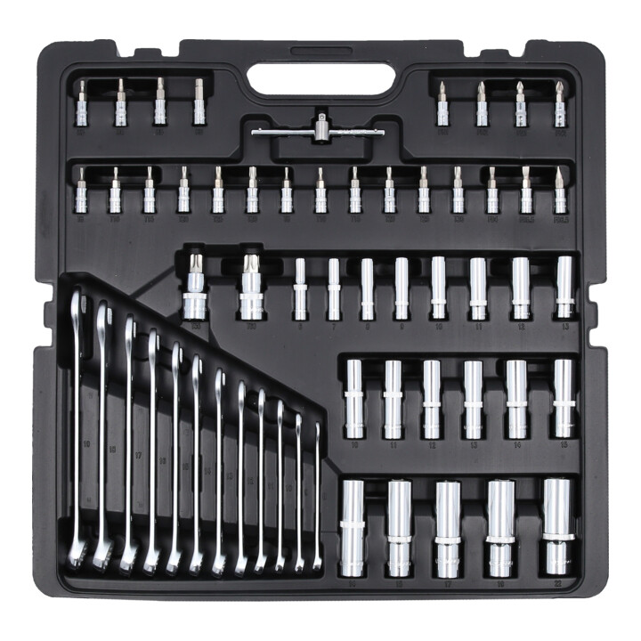 KS Tools 1/4 inch+3/8 inch+1/2 inch CHROMEplus dopsleutelset, 216 st.