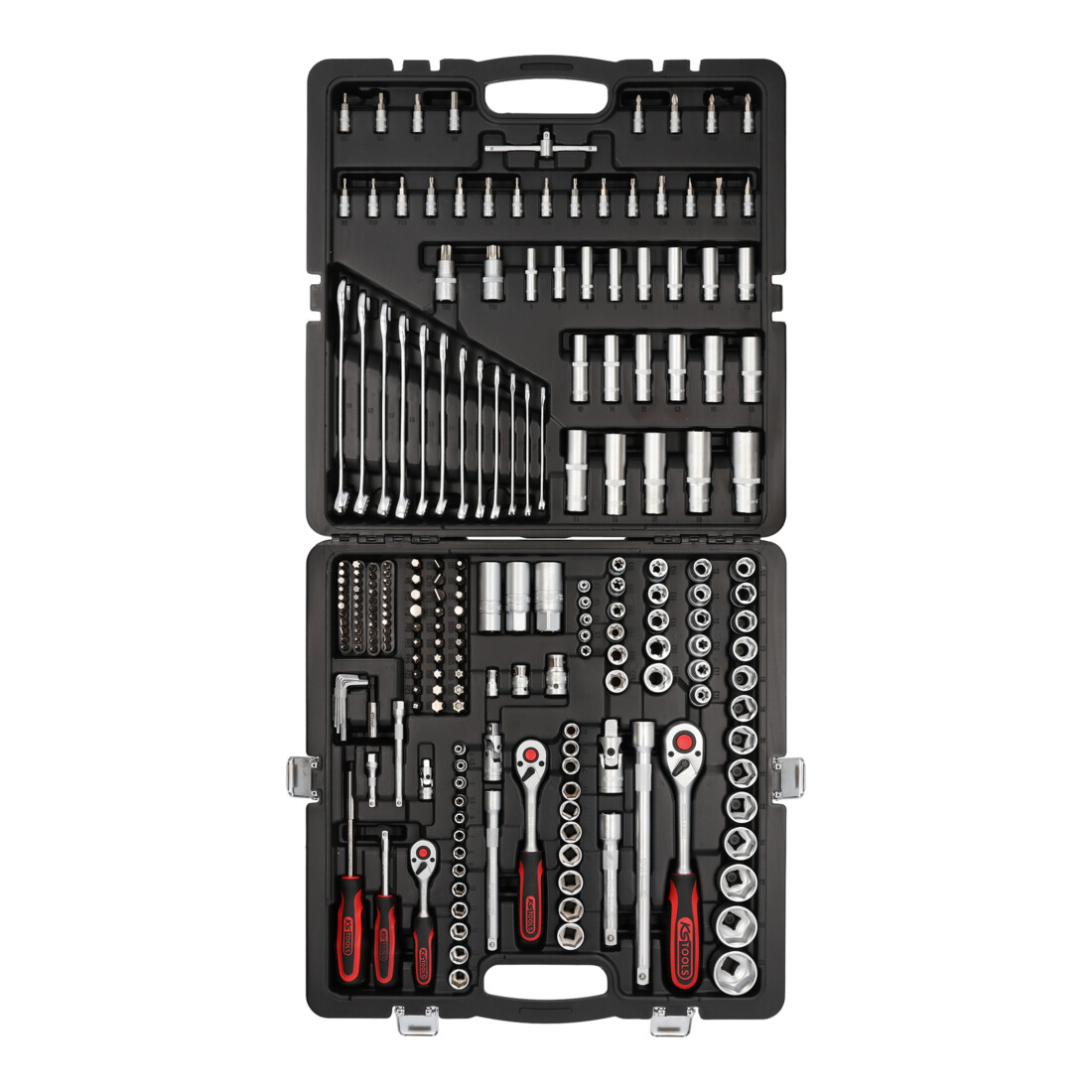 KS Tools 1/4 inch+3/8 inch+1/2 inch dopsleutelset, 216 dlg.