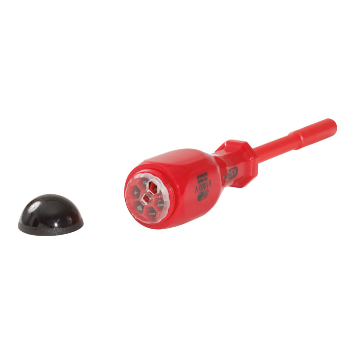 KS Tools 1/4" Isolierter Bit-Schraubendreher mit Magazin