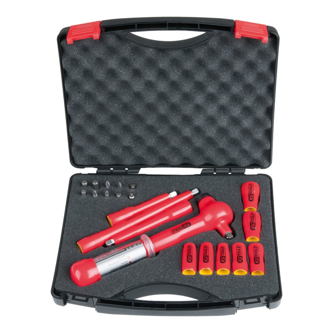 KS Tools 1/4" Isolierter Steckschlüssel-Satz, 21-teilig mit Classic-Bits