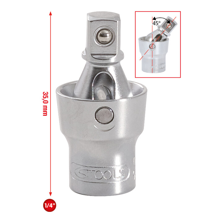 KS Tools 1/4" kogelgewricht