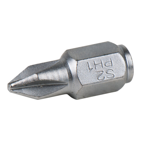 KS Tools 1/4" mini bit voor schroeven met kruisgleuf PH 0, 18 mm