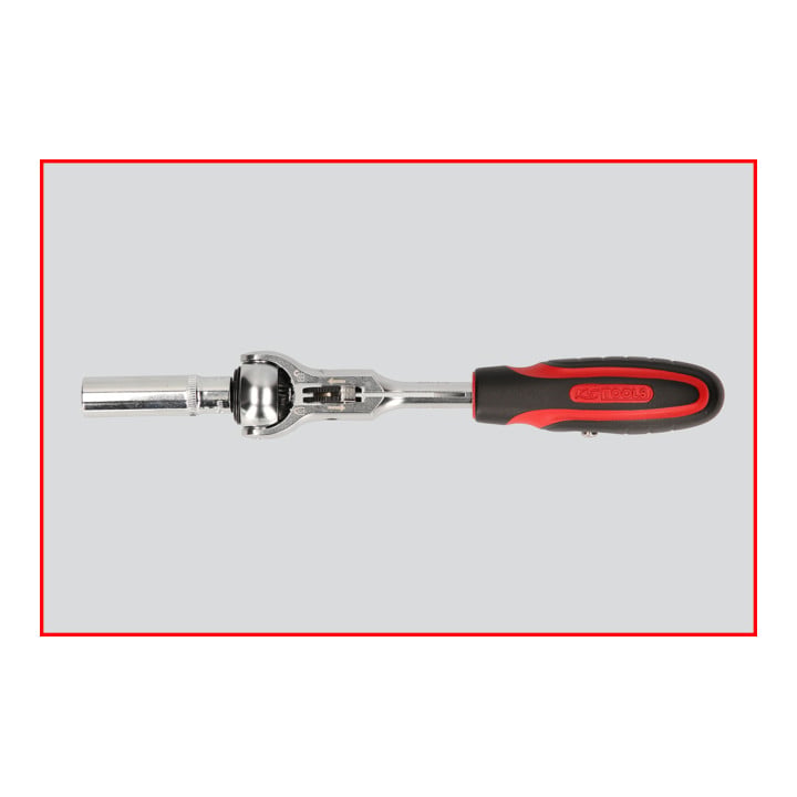 KS Tools 1/4" MODIFIX mini T-greep zwenkkop ratel, 72 tands