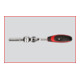 KS Tools 1/4" MODIFIX Mini-T-Griff-Schwenkkopf-Knarre, 72 Zahn