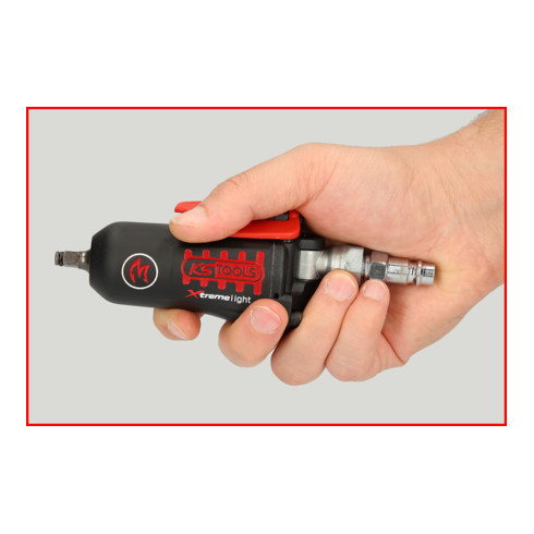 KS Tools 1/4" MONSTER Xtremelight mini pneumatische slagmoersleutel met omkeerbare wip 108Nm