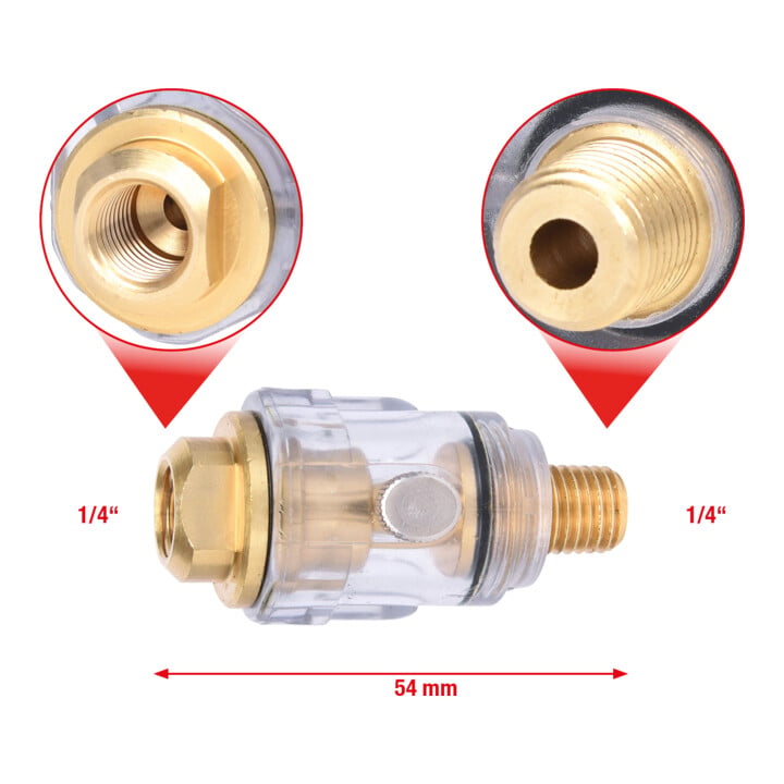 KS Tools 1/4" perslucht hulpolief 54mm