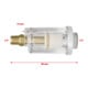 KS Tools 1/4" perslucht waterafscheider 88mm