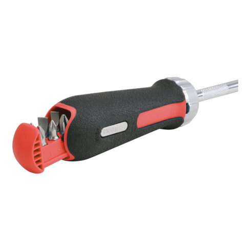 KS Tools 1/4" Revolver ratel bitschroevendraaier, 7 delig