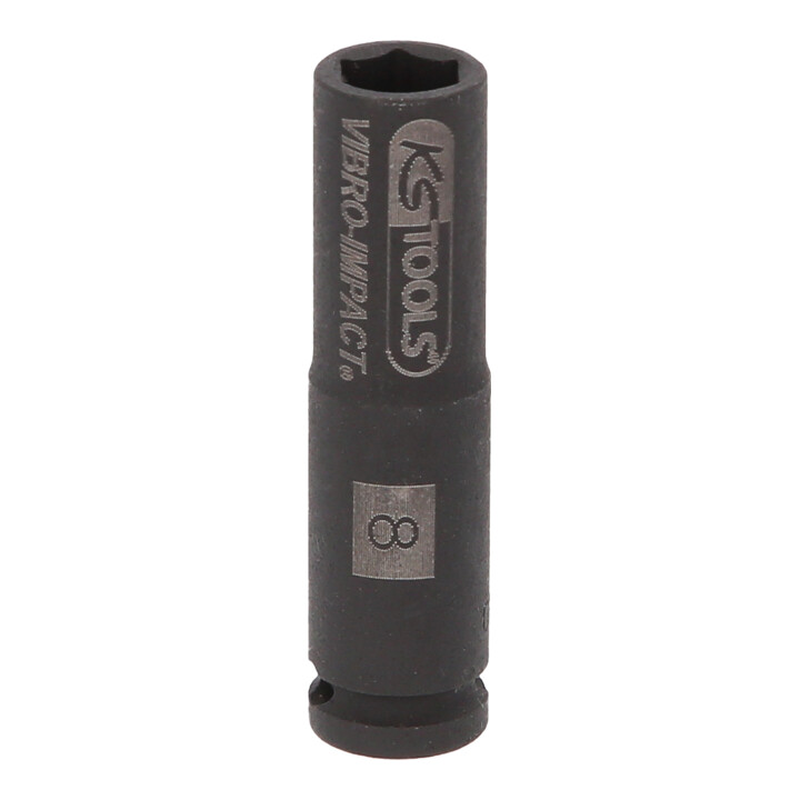 KS Tools 1/4" Schlagschraubernuss, lang, 8mm
