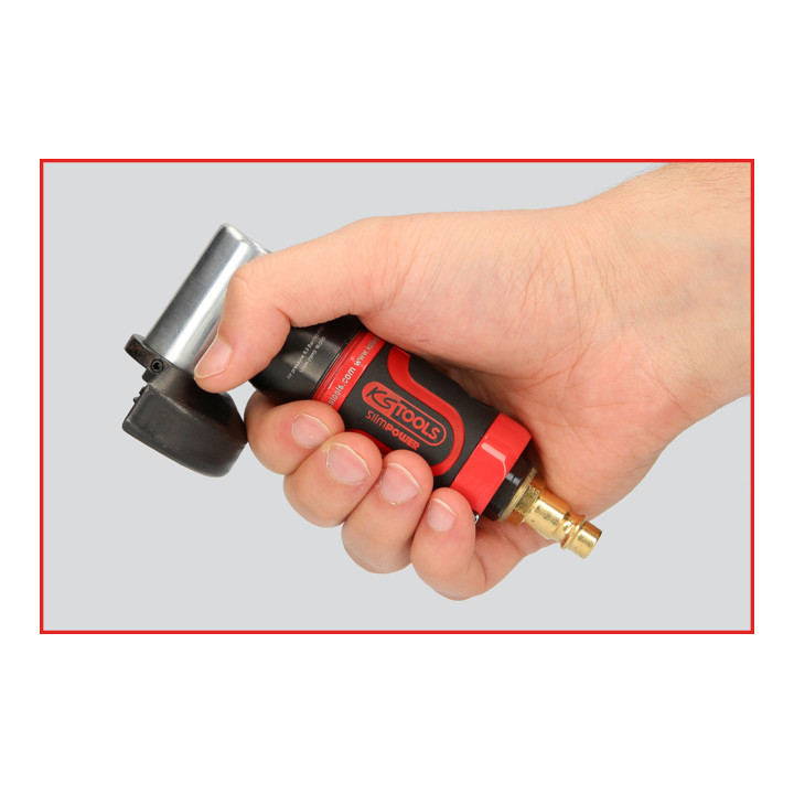 KS Tools 1/4" SlimPOWER Mini-Druckluft-Stab-Trennschleifer kurz
