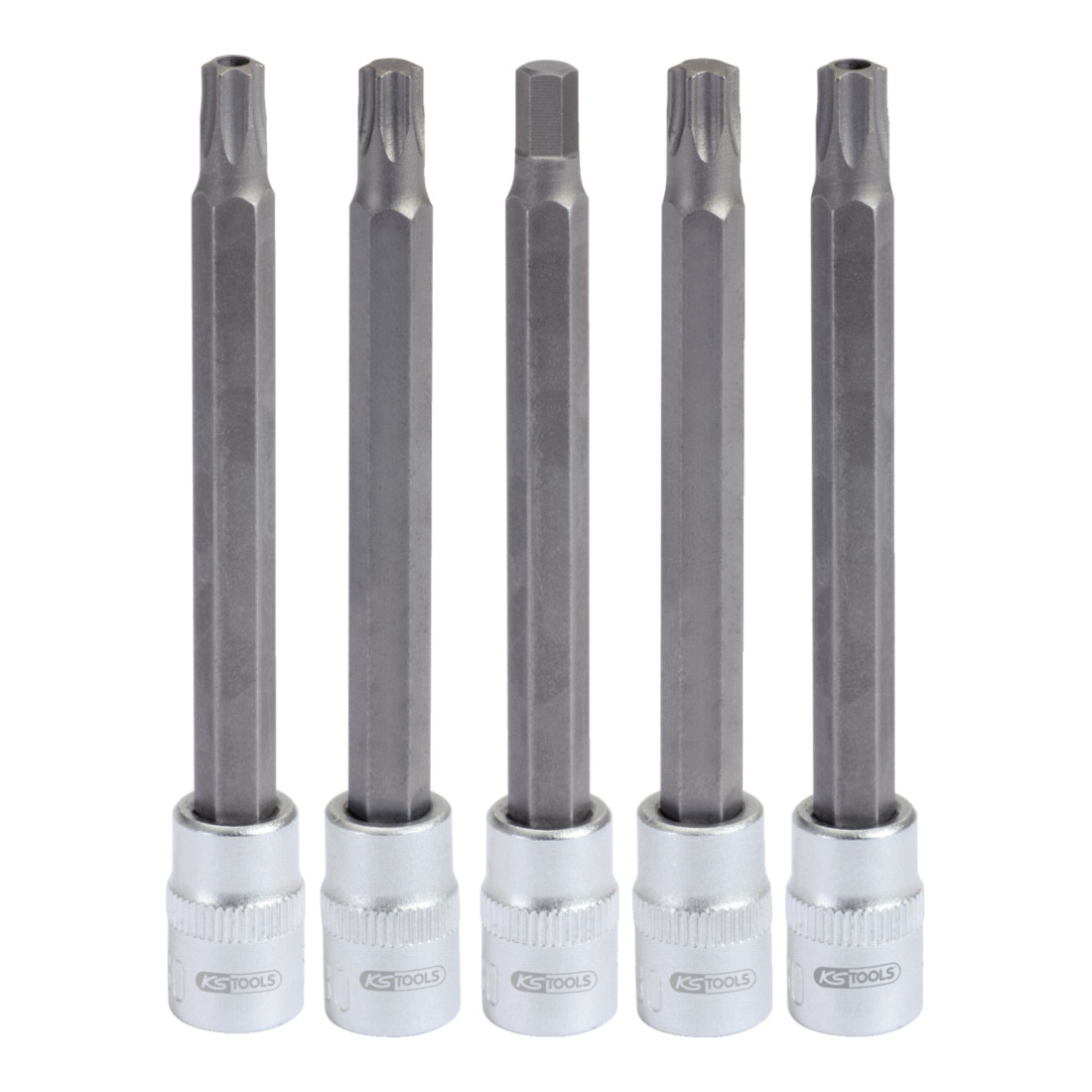 KS Tools 1/4" Spezial-Airbag-Bit-Stecknuss-Satz, 5-teilig