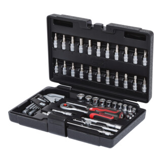 KS Tools 1/4" Steckschlüssel-Satz, 51-teilig