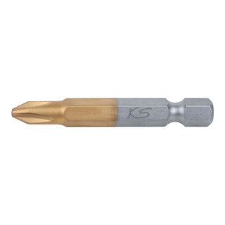 KS Tools 1/4" TiN bit, 50mm, PH3, set van 5