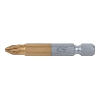 KS Tools 1/4" TiN Bit, 50mm, PZ2