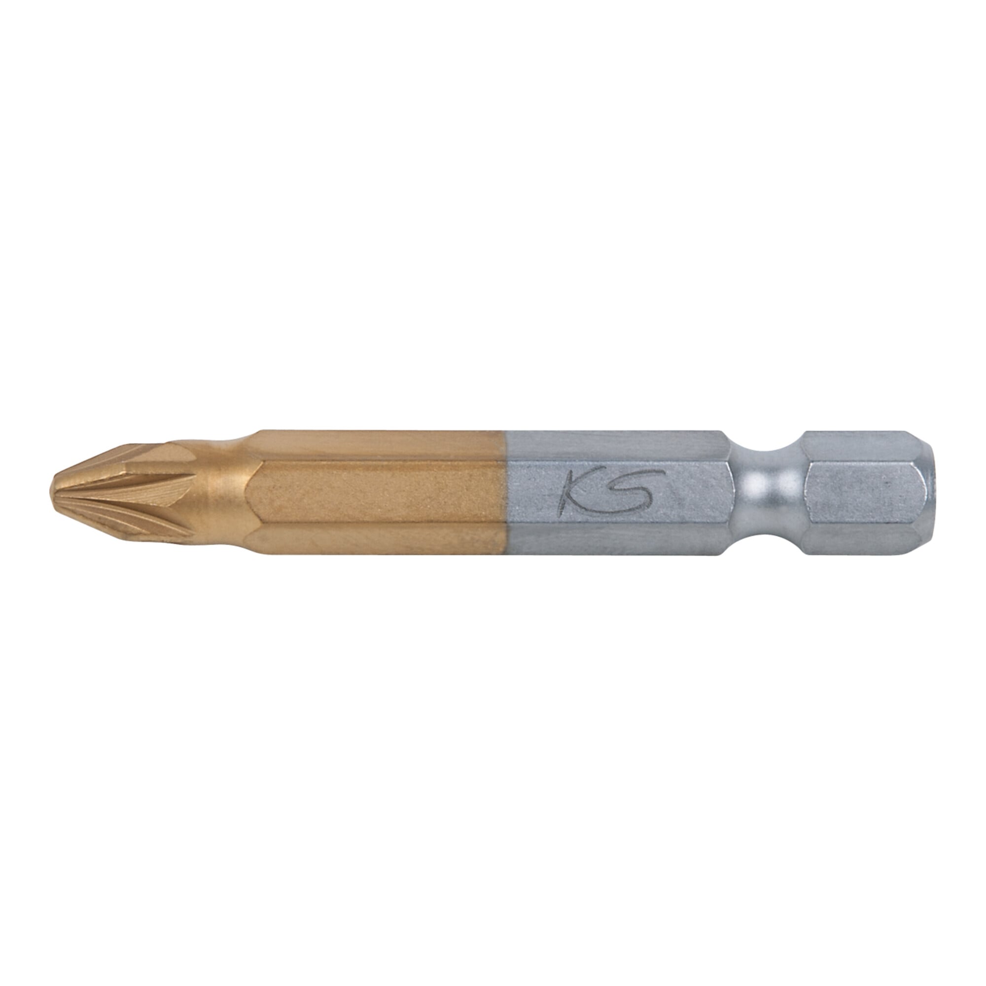 KS Tools 1/4" TiN Bit, 50mm, PZ2