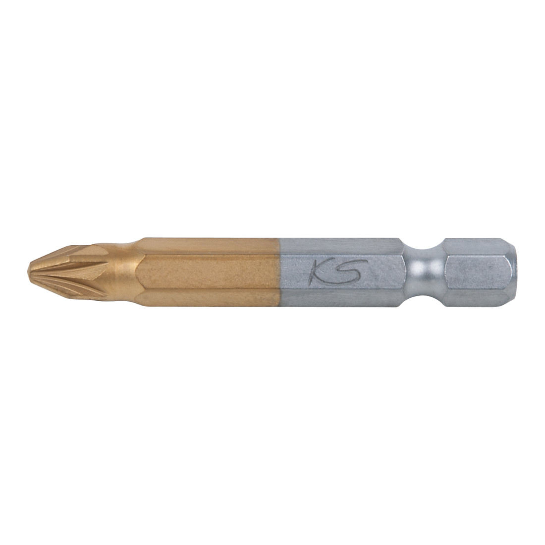 KS Tools 1/4" TiN Bit, 50mm, PZ2