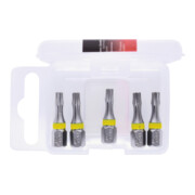 KS Tools 1/4" TORSIONkrachtbit TX, 25mm, T20, set van 5-4