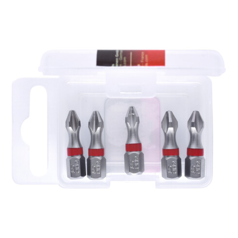 KS Tools 1/4" TORSIONpower Bit, 25mm, PH2, 5er Pack
