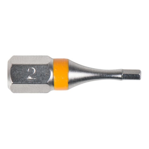 KS Tools 1/4" TORSIONpower bit binnenzeskant, 25mm, 2mm