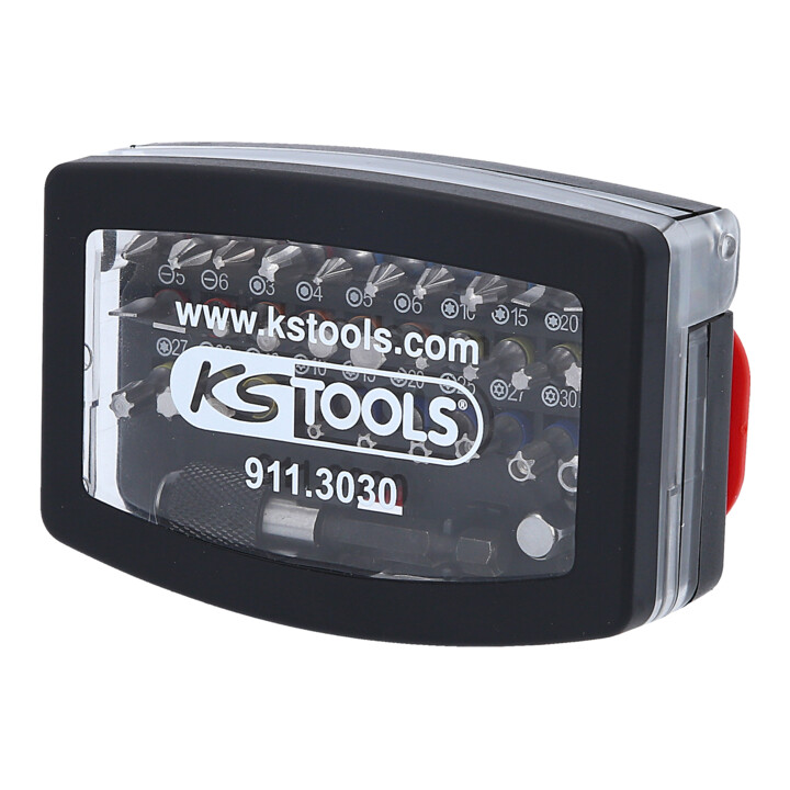 KS Tools 1/4" TORSIONpower bit-box, 32-dlg