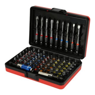 KS Tools 1/4" TORSIONpower Bit-Box, 71 pcs.