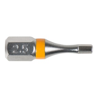 KS Tools 1/4" TORSIONpower Bit hexagone intérieur, 25mm, 2,5mm