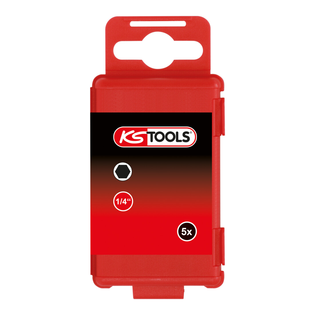 KS Tools 1/4" TORSIONpower Bit Innen6kant, 75mm, 5mm, 5er Pack