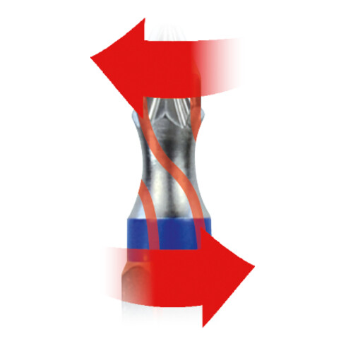 KS Tools 1/4" TORSIONpower Bit-Satz im eMONSTER-Akku-Design, 32-tlg