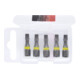 KS Tools 1/4" TORSIONpower bit TX, 75mm, T10, set van 5-2