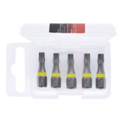 KS Tools 1/4" TORSIONpower bit TX, 75mm, T10, set van 5-4