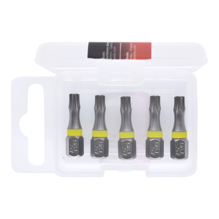 KS Tools 1/4" TORSIONpower bit TX, 75mm, T10, set van 5