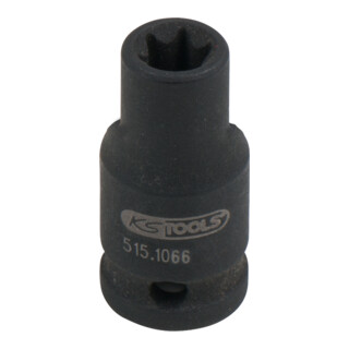 KS Tools 1/4" TX-E krachtdop, kort