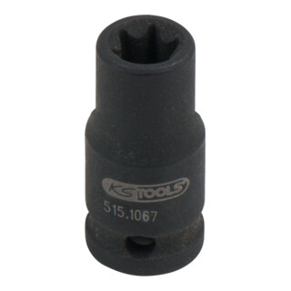 KS Tools 1/4" TX-E krachtdop, kort
