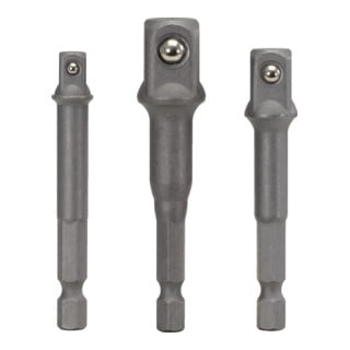 KS Tools 1/4" Vierkant-Adapter-Satz, 3-teilig
