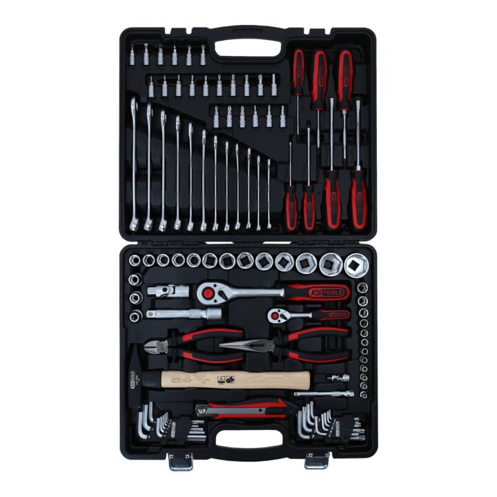 KS Tools 1/4 Zoll+3/8 Zoll+1/2 Zoll Universal-Werkzeug-Satz, 97-tlg.